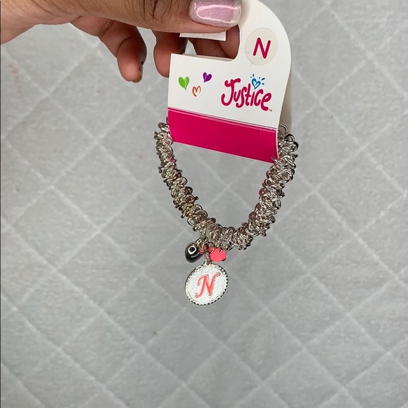 Justice “N” Charm Bracelet 💓 - Picture 3 of 5